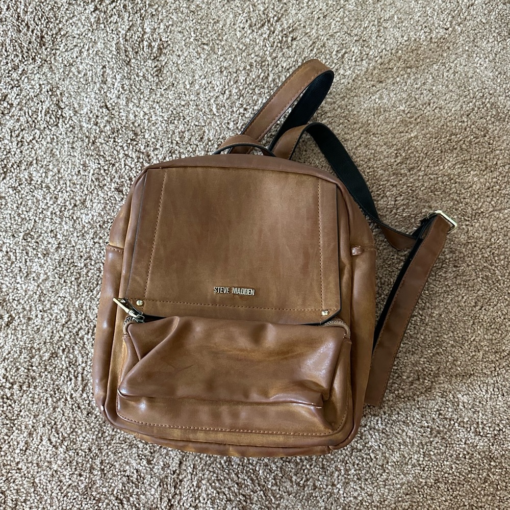 Steve Madden Leather Backpack